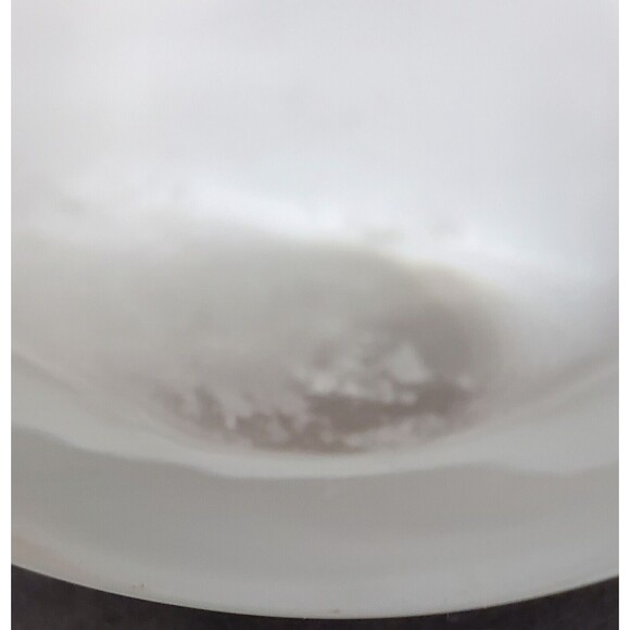 Mouth Blown White Bud Vase  6.5" Tall - Picture 5 of 6